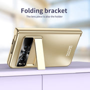 For Google Pixel Fold Integrated Electroplating Folding All-inclusive Phone Case(Gold)