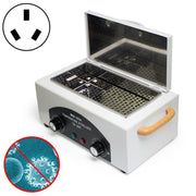 Stainless Steel Household High Temperature Towel Manicure Disinfection Cabinet(UK Plug)