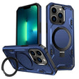 For iPhone 13 Pro Max Patronus MagSafe Magnetic Holder Phone Case(Navy Blue) - iPhone 13 Pro Max Cases by PMC TechLife | Online Shopping South Africa | PMC TechLife