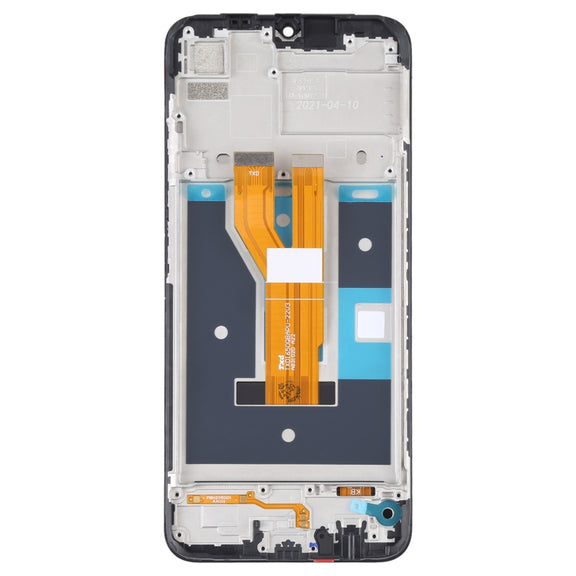 For Realme Narzo 50i 4G RMX3235 OEM LCD Screen Digitizer Full Assembly with Frame