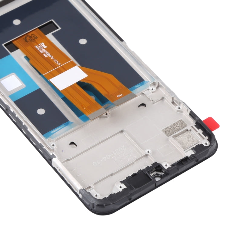 For Realme Narzo 50i 4G RMX3235 OEM LCD Screen Digitizer Full Assembly with Frame