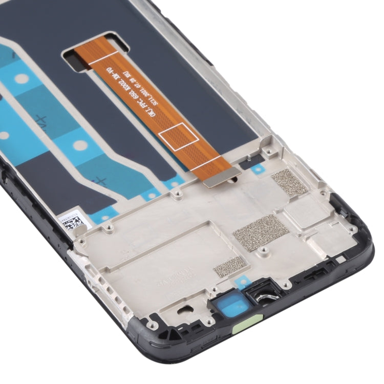 For Realme Narzo 50A 4G RMX3430 OEM LCD Screen Digitizer Full Assembly with Frame