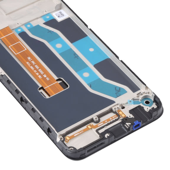 For Realme Narzo 50A 4G RMX3430 OEM LCD Screen Digitizer Full Assembly with Frame