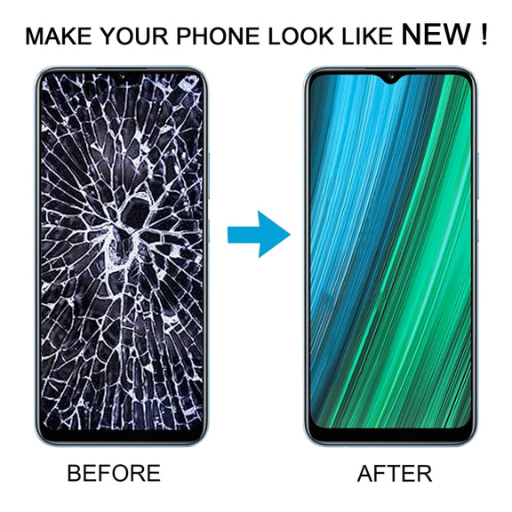 For Realme Narzo 50A 4G RMX3430 OEM LCD Screen Digitizer Full Assembly with Frame