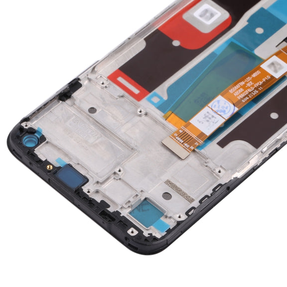 For Realme Narzo 50 4G RMX3286 OEM LCD Screen Digitizer Full Assembly with Frame