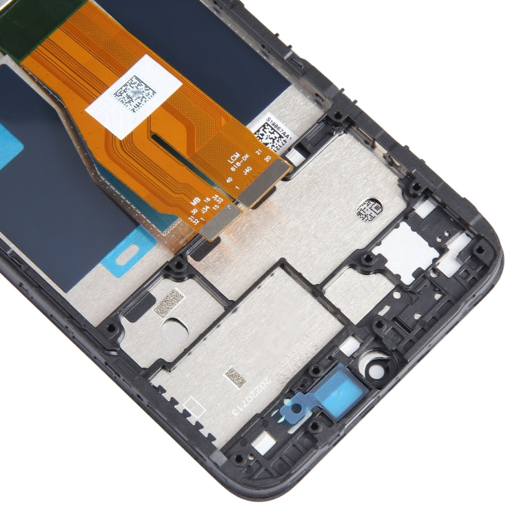 For Realme C33 2023 RMX3627 OEM LCD Screen Digitizer Full Assembly with Frame