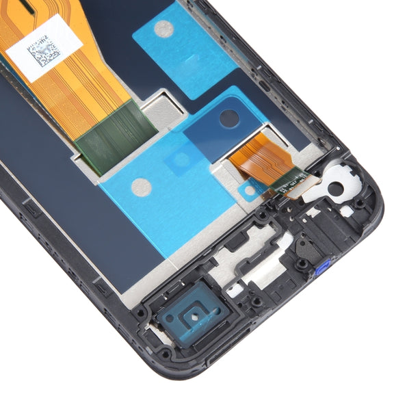For Realme C33 2023 RMX3627 OEM LCD Screen Digitizer Full Assembly with Frame
