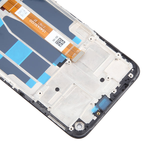 For Realme Q3t OEM LCD Screen Digitizer Full Assembly with Frame