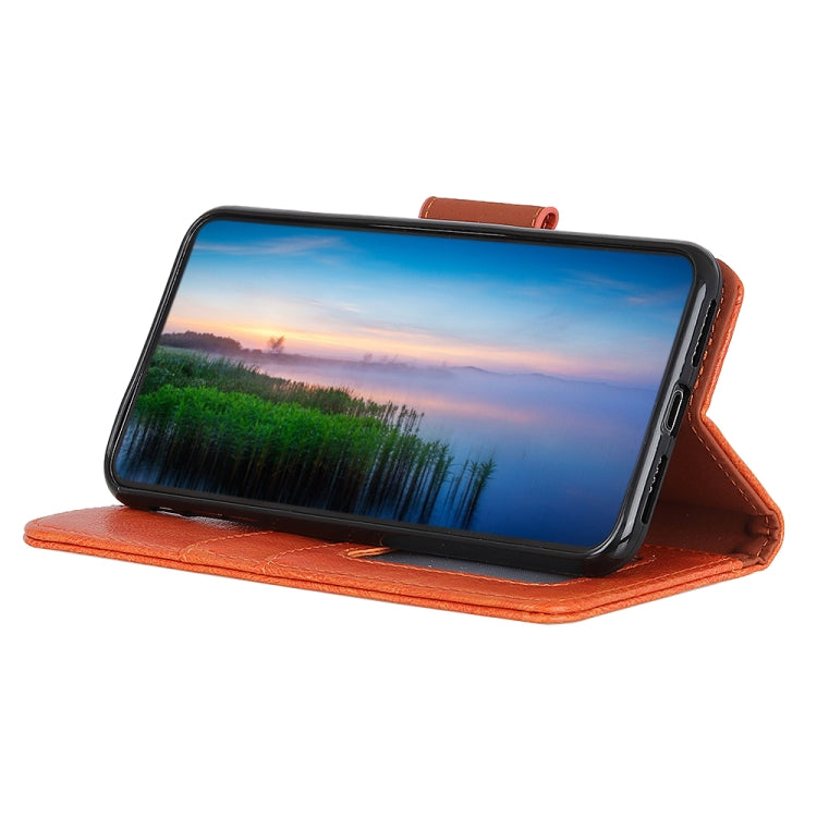 For OnePlus Nord 4E Global Nappa Texture Leather Phone Case(Orange)