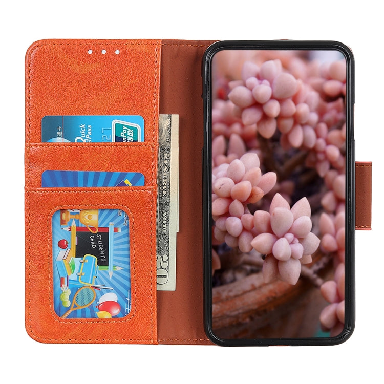 For OnePlus Nord 4E Global Nappa Texture Leather Phone Case(Orange)