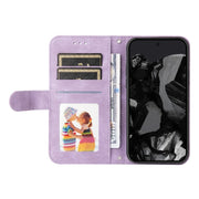 For Google Pixel 9 Pro Skin Feel Life Tree Metal Button Leather Phone Case(Purple)