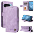 For Google Pixel 9 Skin Feel Life Tree Metal Button Leather Phone Case(Purple) - Google Cases by PMC TechLife | Online Shopping South Africa | PMC TechLife | Buy Now Pay Later Mobicred