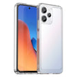 For Xiaomi Redmi 12 Colorful Series Acrylic + TPU Phone Case(Transparent) - Xiaomi Cases by PMC TechLife | Online Shopping South Africa | PMC TechLife | Buy Now Pay Later Mobicred