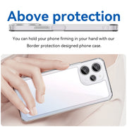 For Xiaomi Redmi 12 Colorful Series Acrylic + TPU Phone Case(Transparent)