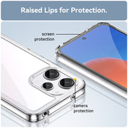 For Xiaomi Redmi 12 Colorful Series Acrylic + TPU Phone Case(Transparent)