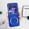 For Samsung Galaxy Z Flip5 Skin Feel Magsafe Magnetic Shockproof PC Phone Case(Dark Blue) - free shipping - PMC TechLife - Order now!