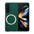 For Samsung Galaxy Z Fold5 Skin Feel Magsafe Magnetic Shockproof PC Phone Case(Dark Green) - Galaxy Z Fold5 Cases by PMC TechLife | Online Shopping South Africa | PMC TechLife