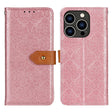 For iPhone 16 Pro Max European Floral Embossed Leather Phone Case(Pink) - iPhone 16 Pro Max Cases by PMC TechLife | Online Shopping South Africa | PMC TechLife | Buy Now Pay Later Mobicred