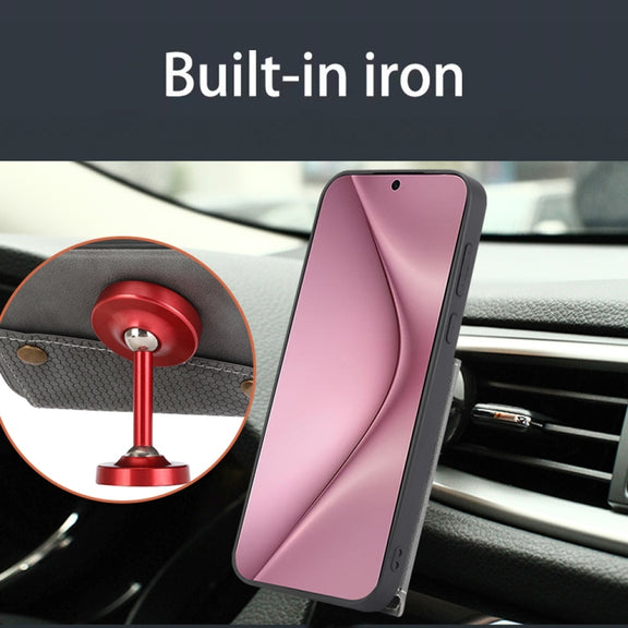 For Huawei Pura 70 Pro Double Buckle Card Slots Magnetic Phone Case(Blue)