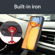 For Xiaomi Redmi 13C 4G / Poco C65 Double Buckle Card Slots Magnetic Phone Case(Red)
