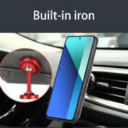 For Xiaomi Redmi Note 13 4G Global Double Buckle Card Slots Magnetic Phone Case(Brown)