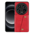 For Xiaomi 14 Ultra Double Buckle Card Slots Magnetic Phone Case(Red) - 14 Ultra Cases by PMC TechLife | Online Shopping South Africa | PMC TechLife | Buy Now Pay Later Mobicred