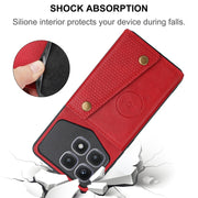 For Xiaomi Redmi K70 Ultra Double Buckle Card Slots Magnetic Phone Case(Grey)