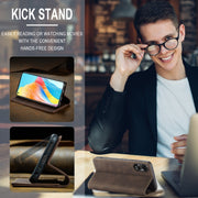 For OPPO A78 4G CaseMe 013 Multifunctional Horizontal Flip Leather Phone Case(Coffee)