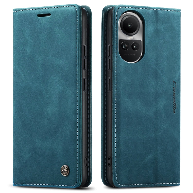 For OPPO Reno10 5G Global／Reno10 Pro Global CaseMe 013 Multifunctional Horizontal Flip Leather Phone Case(Blue)