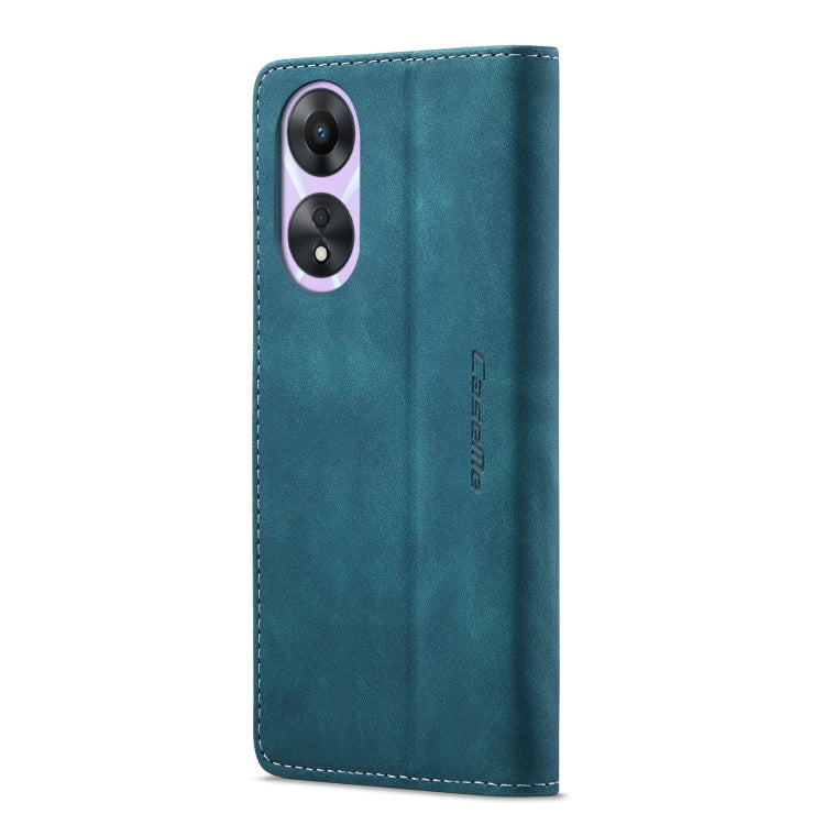 For OPPO A58 5G / A58X 5G CaseMe 013 Multifunctional Horizontal Flip Leather Phone Case(Blue)