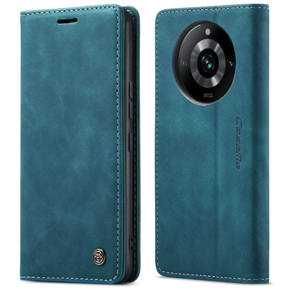 For Realme 11 Pro／Realme 11 Pro+ CaseMe 013 Multifunctional Horizontal Flip Leather Phone Case(Blue)