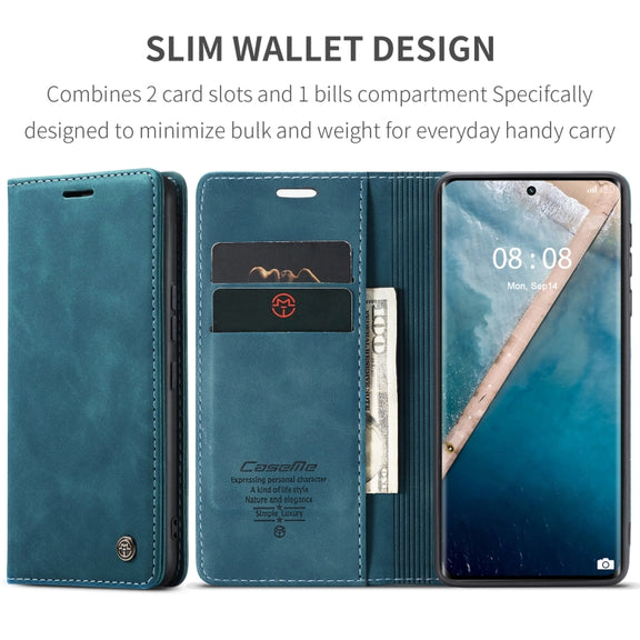 For Realme 11 Pro／Realme 11 Pro+ CaseMe 013 Multifunctional Horizontal Flip Leather Phone Case(Blue)