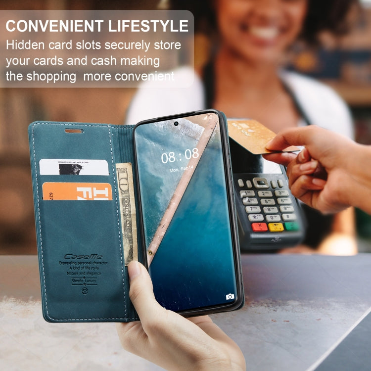 For Realme 11 Pro／Realme 11 Pro+ CaseMe 013 Multifunctional Horizontal Flip Leather Phone Case(Blue)