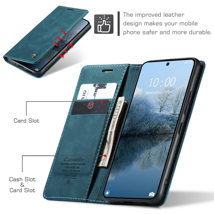 For Xiaomi Redmi K70E 5G CaseMe 013 Multifunctional Horizontal Flip Leather Phone Case(Blue)