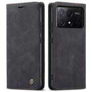 For Xiaomi Redmi K70E 5G CaseMe 013 Multifunctional Horizontal Flip Leather Phone Case(Black)