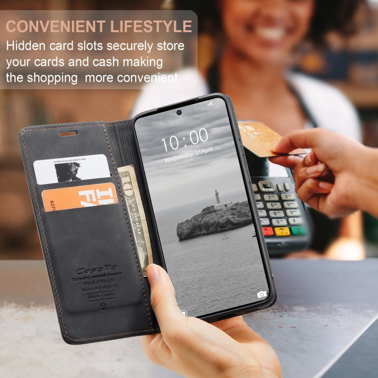 For Xiaomi Redmi K70E 5G CaseMe 013 Multifunctional Horizontal Flip Leather Phone Case(Black)