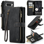 For Google Pixel 8 Pro CaseMe C30 Multifunctional Leather Phone Case(Black)