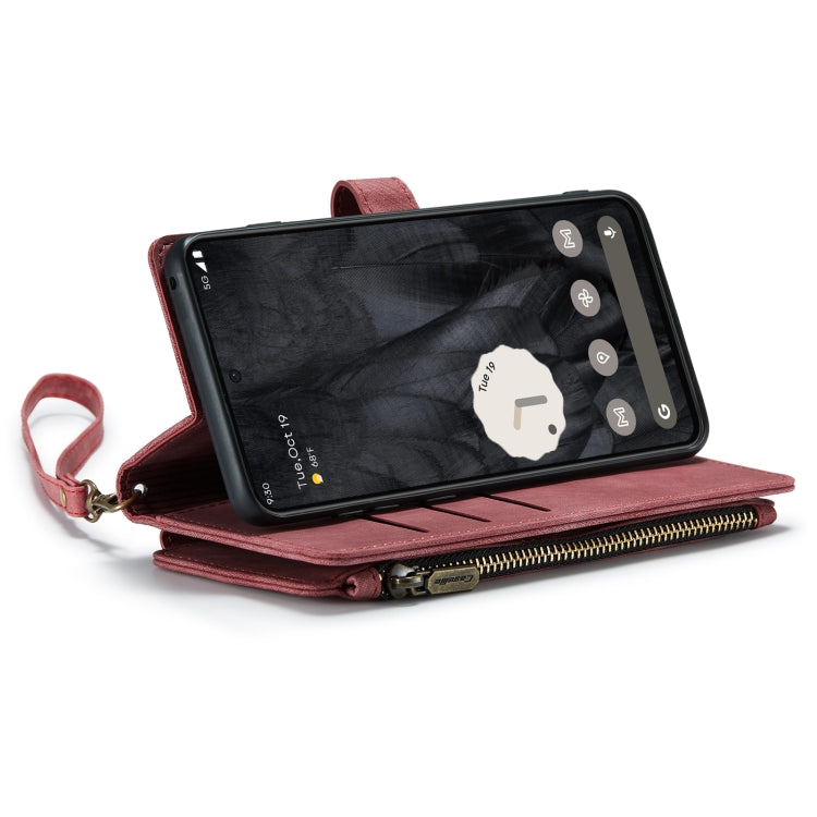 For Google Pixel 8 Pro CaseMe C30 Multifunctional Leather Phone Case(Red)