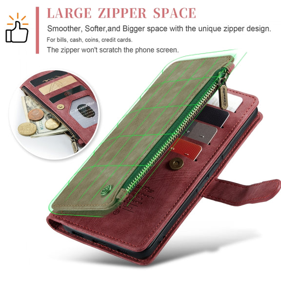 For Google Pixel 8 Pro CaseMe C30 Multifunctional Leather Phone Case(Red)