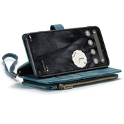 For Google Pixel 8 Pro CaseMe C30 Multifunctional Leather Phone Case(Blue)