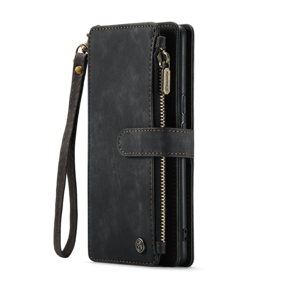 For Google Pixel 8 CaseMe C30 Multifunctional Leather Phone Case(Black)