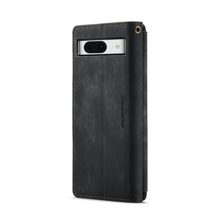 For Google Pixel 8 CaseMe C30 Multifunctional Leather Phone Case(Black)