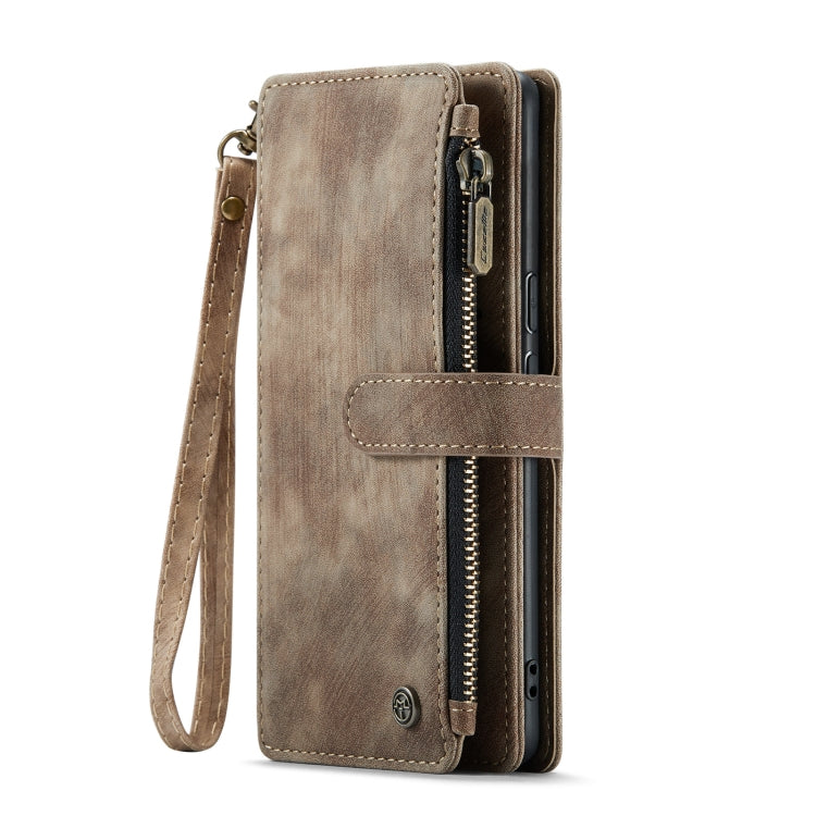 For Google Pixel 8 CaseMe C30 Multifunctional Leather Phone Case(Brown)