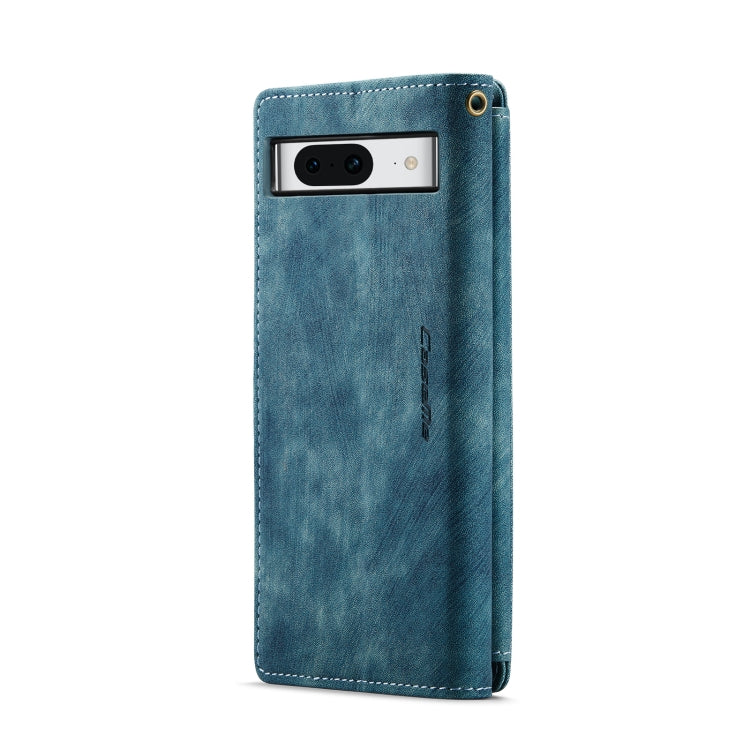 For Google Pixel 8 CaseMe C30 Multifunctional Leather Phone Case(Blue)