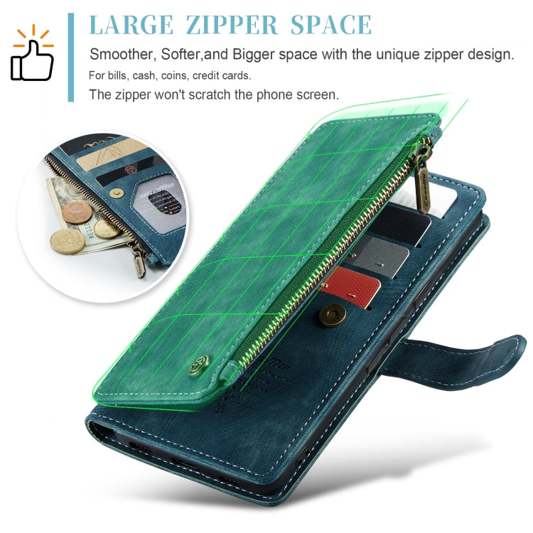 For Google Pixel 8 CaseMe C30 Multifunctional Leather Phone Case(Blue)