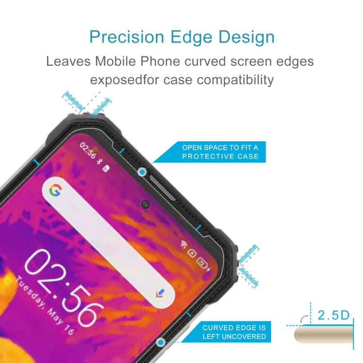 For Blackview BV8900 50pcs 0.26mm 9H 2.5D Tempered Glass Film