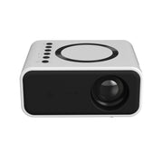 T300S 320x240 24ANSI Lumens Mini LCD Projector Supports Wired & Wireless Same Screen, Specification:US Plug(White)