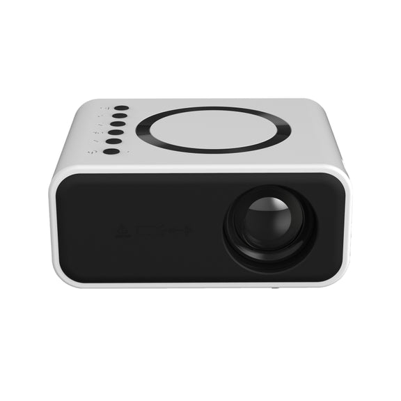 T300S 320x240 24ANSI Lumens Mini LCD Projector Supports Wired & Wireless Same Screen, Specification:AU Plug(White)