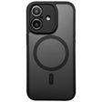 For iPhone 16 MagSafe Magnetic TPU Hybrid PC Phone Case(Black) - iPhone 16 Cases by PMC TechLife | Online Shopping South Africa | PMC TechLife | Buy Now Pay Later Mobicred