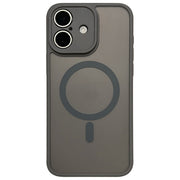 For iPhone 16 MagSafe Magnetic TPU Hybrid PC Phone Case(Titanium Gray)